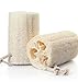 ZOMTOP Natural Loofah Exfoliating Bath Sponge (3 PACK of 4