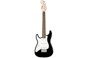 Squier Mini Stratocaster Electric Guitar: Left-Handed Excellence for Aspiring Musicians