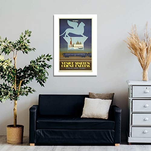 Impression d'art encadrée Venise Simplon Orient Express Spiffing Prints mat XL