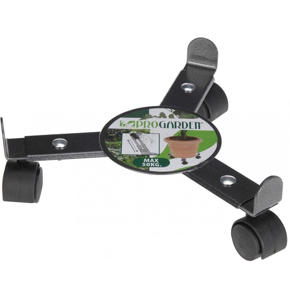 Pro Garden Adjustable Roller Stand for Pot - Metal