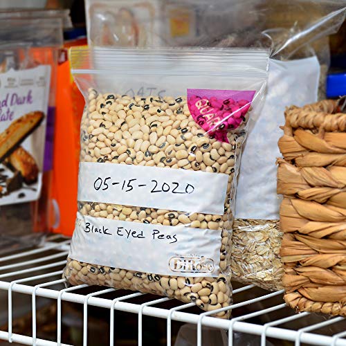 Dirose Quart Bags Pack Of 500 – 1 Quart Reclosable Food Storage Bags – Practical And Durable Design – Food Safe Non-Bpa Material – Easy Double Zip Closure – Ideal For Food, Snacks, Organizing #TOP2