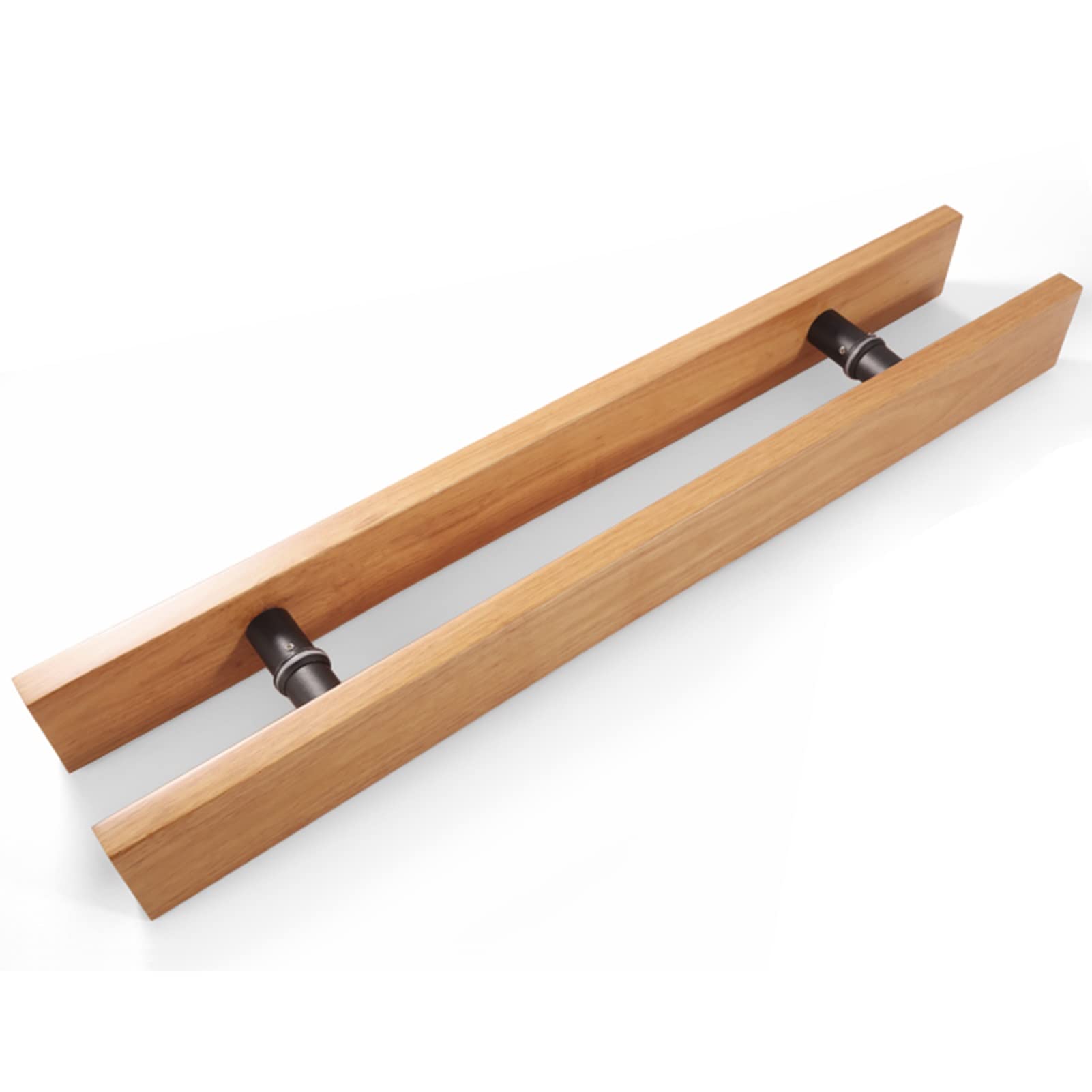 GYRAZXS Modern Commercial Door Handle Double Sided Wooden Barn Door Handle for Interior/Exterior Use (31.4in & 19.6in) Stylish & Durable Hardware
