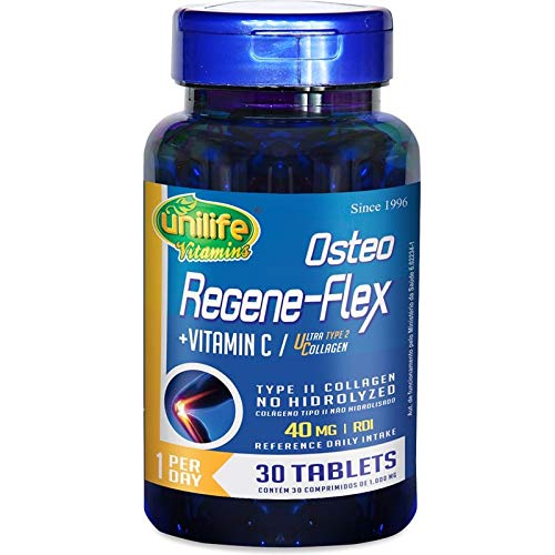 Kit 2 Colágeno Tipo II 40mg Unilife Regeneflex Osteo