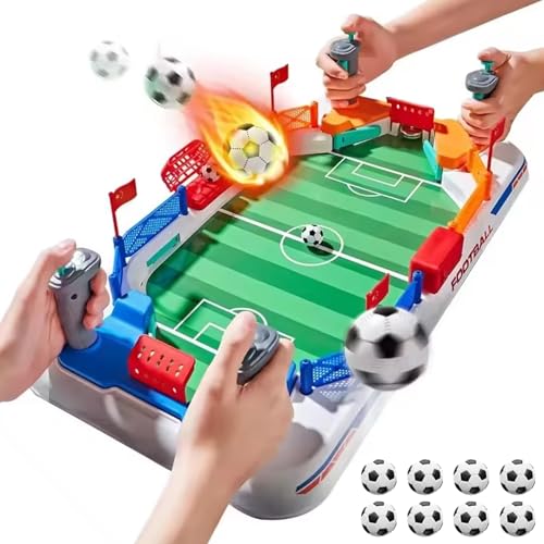 Baby-Foot avec lanceurs et tableau de bord double commande pour matchs de football à la maison