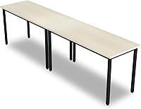 Vista 8 de Bonzy Home Mesas de conferencia, escritorio para computadora de oficina de 8 pies para sala de reuniones, estudio, escritura, mesa de podcast