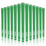 Mile High Life Golf Grips | Standard Golf Club Grips | 3 Pack or 13 Pack Golf Grips Bundle | Entry Level Rubber Golf Grip for Men, Women, Juniors(13 Pack Green)