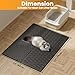 Pieviev Cat Litter Box Mat, 31