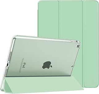 MoKo iPad 10.2 Case for iPad 9th Generation 2021/ iPad 8th Generation 2020/ iPad 7th Generation 2019, Slim Stand Hard Back Shell Smart Cover Case for iPad 10.2 inch, Auto Wake/Sleep, Green