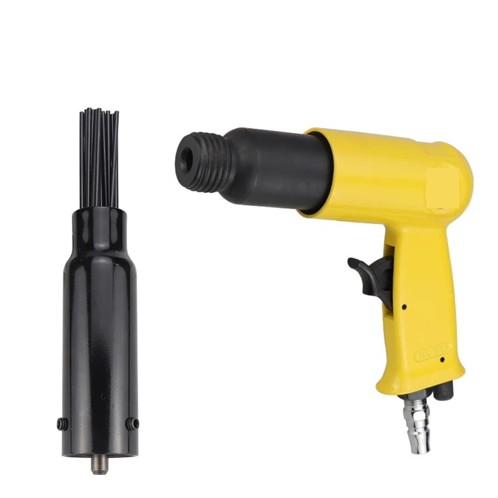 Air Hammer Pneumatic Air Needle Scalers Rust Removal Air Hammer Rust Remover Tools(190Y 19 Needles)