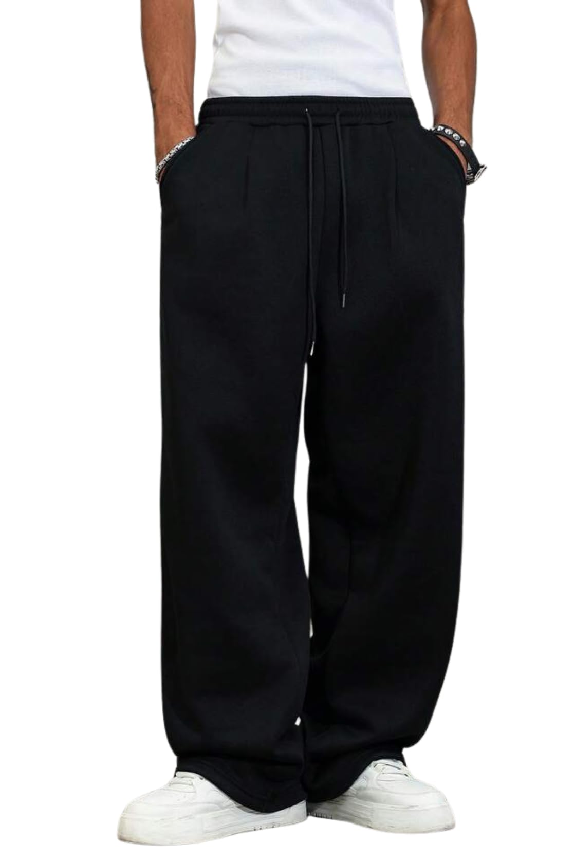 rockwell Men’s Baggy Sweatpants | Cotton Terry Relaxed Fit Joggers for Men | Oversized Streetwear Track Pants | Casual Gym & Everyday Wear| 004-picture-32