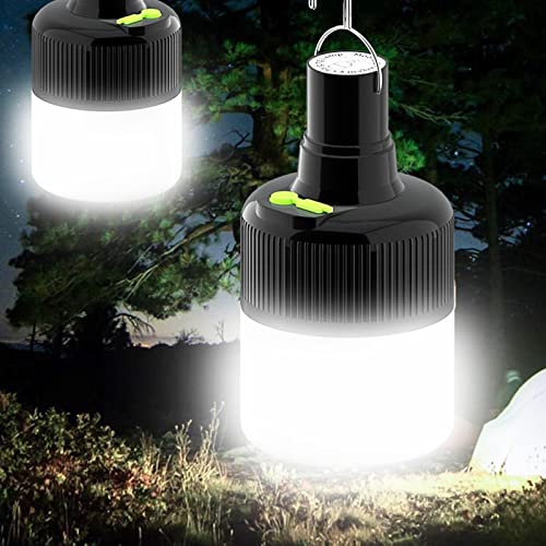 Lampe de camping LED rechargeable USB puissante avec crochet