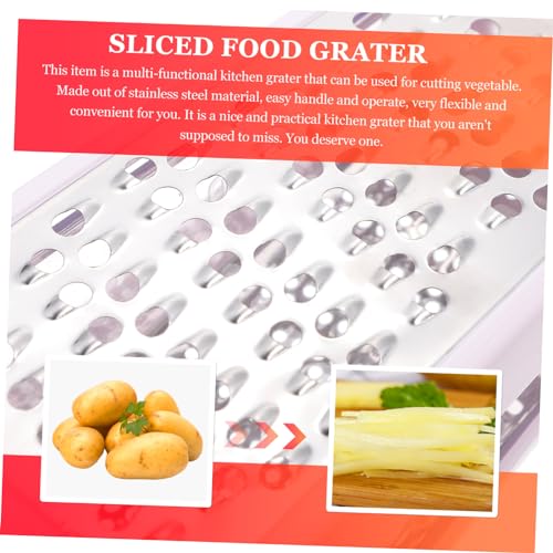 Rallador multipropósito para cocina de acero inoxidable miniatura 4