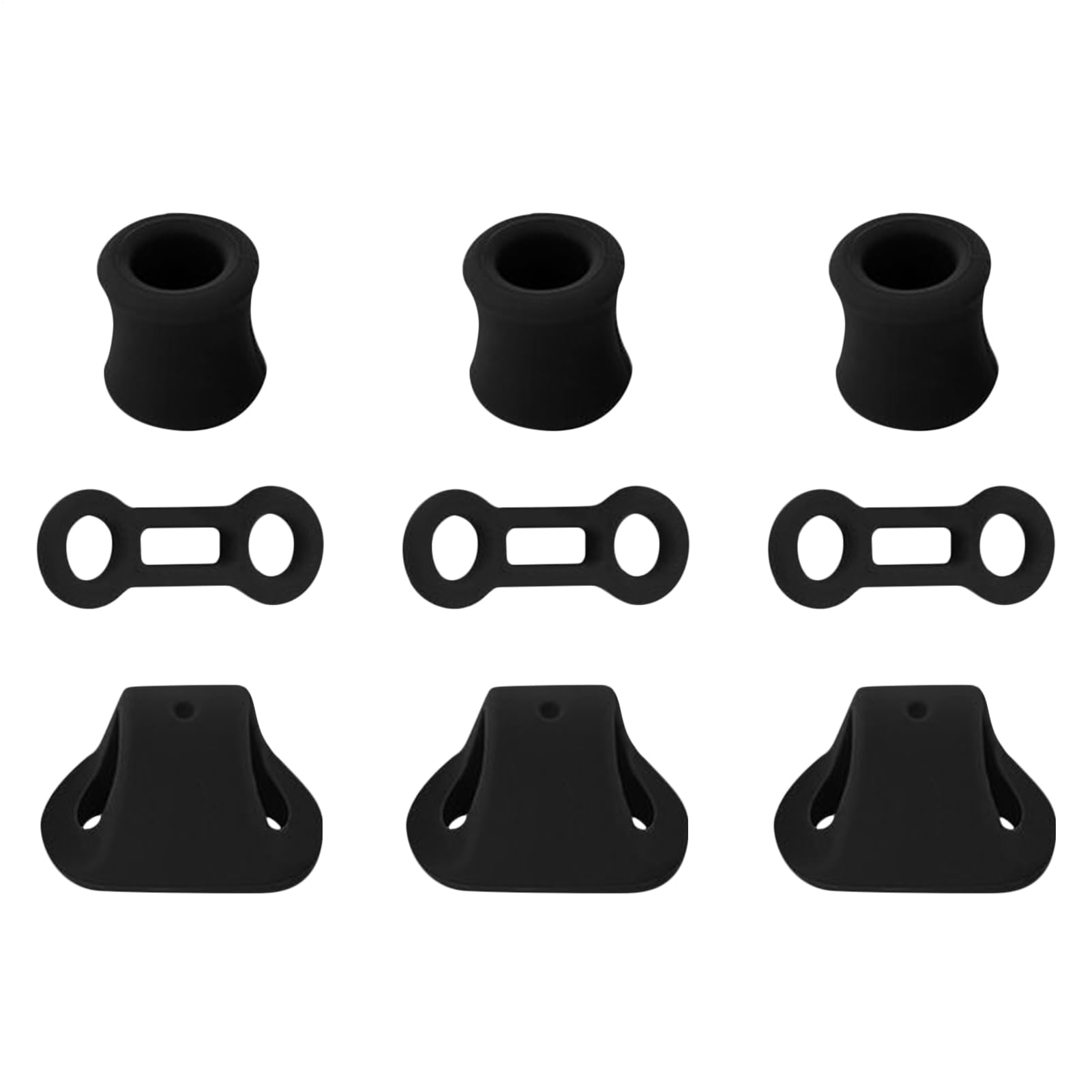 Climbing Carabiner Ropes Locking Rings - Silicone Heavy Duty Safety - Rescue Rigging Ropes Fixing Stopper Kit - for Cave Exploration Fitness Rescue Sports Climber Mountaineer