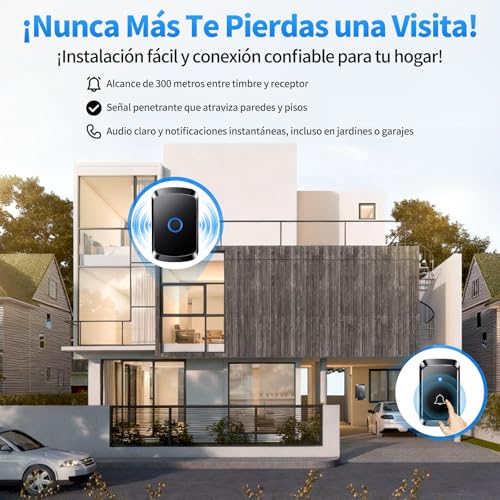 Timbres inalámbricos económicos 3 Imagen adicional
