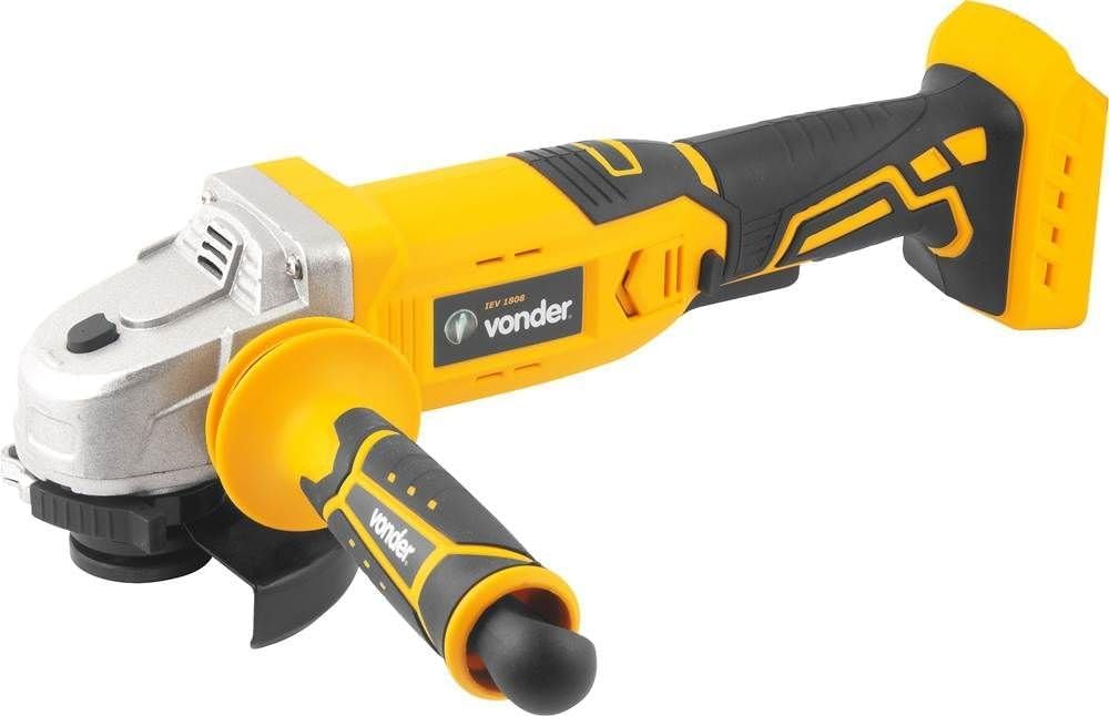 Vonder, Esmerilhadeira 4.1/2", Bateria Intercambiável De 18 V, Sem Bateria E Sem...