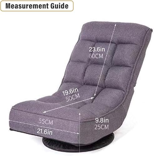 Miniatura 7 de Funda plegable giratoria reclinable para silla de juegos para suelo con estampado de niño perezoso, fundas de asiento plegables para adolescentes y