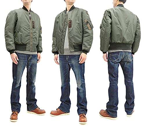 バズリクソンズ Buzz Rickson's ジャケット MA-1 フライトジャケット BR14900 メンズ 無地 MA1 の商品画像 7