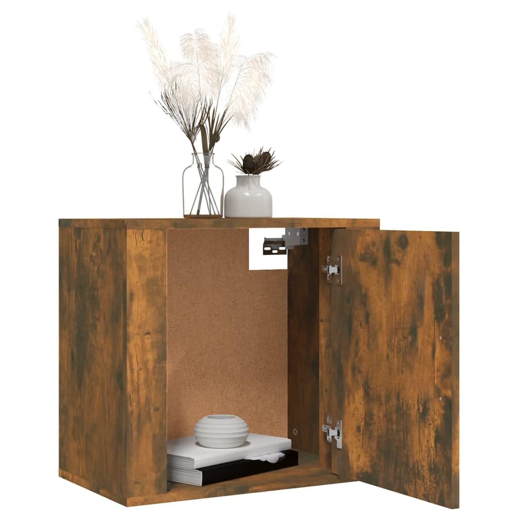 Comodino sospeso da parete, in legno di incenso, 50 x 30 x 47 cm, elegante tavolino per camera da letto, comodino in legno, ideale per camera da letto e soggiorno