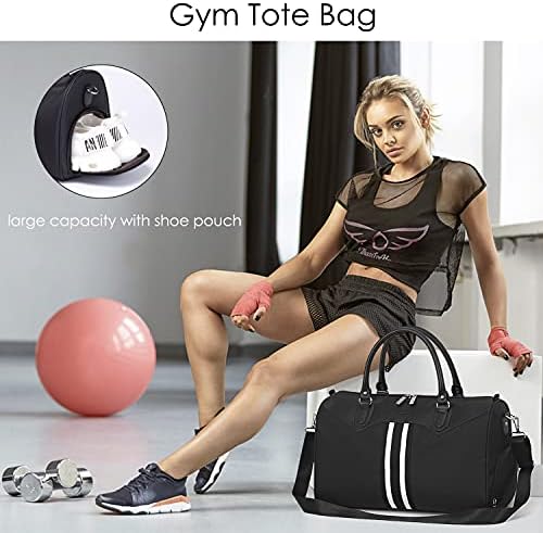 Overnight Weekend Bag Travel Duffel Bags for Men Carry on Gym Bag Shoulder Tote Bag for Sports, Waterproof Nylon Luggage Bag 4 Overnight Weekend Bag Travel Duffel Bags for Men Carry on Gym Bag Shoulder Tote Bag for Sports, Waterproof Nylon Luggage Bag