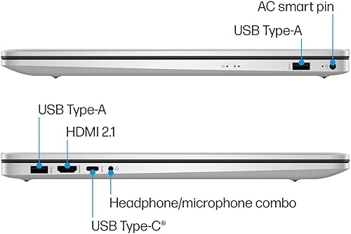 Miniatura 5 de HP Portátil de negocios 17, pantalla HD+ de 17.3", procesador Intel Core i3-1125G4 de 11ª generación, 32 GB de RAM, SSD de 1 TB, Wi-Fi, HDMI, cámara