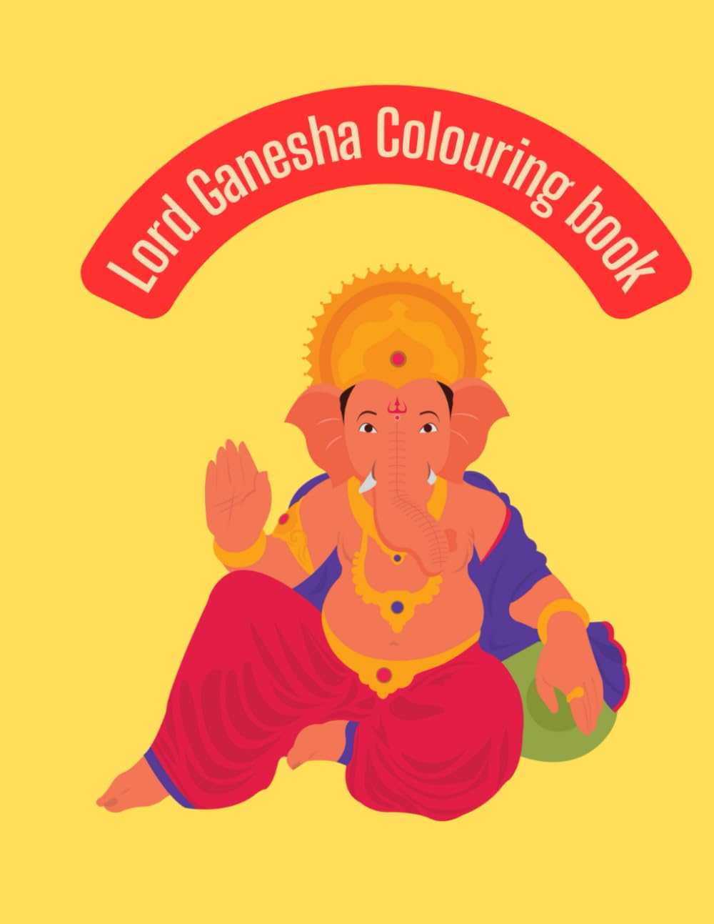 Lord Ganesha Colouring book