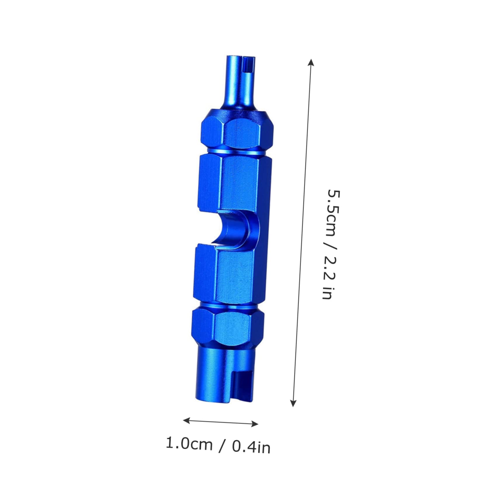 Sosoport Ventiladapter Luft Auto Ventilkernwerkzeug Entfernung Fahrrad Reparatur Werkzeug Adapter Für Fahrradventile Ändern Reifenstamm Reifenkappe Radstamm Aluminiumlegierung Black