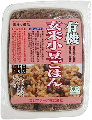 Amazon コジマ 有機 小豆玄米ごはん 160g ムソー 玄米 通販
