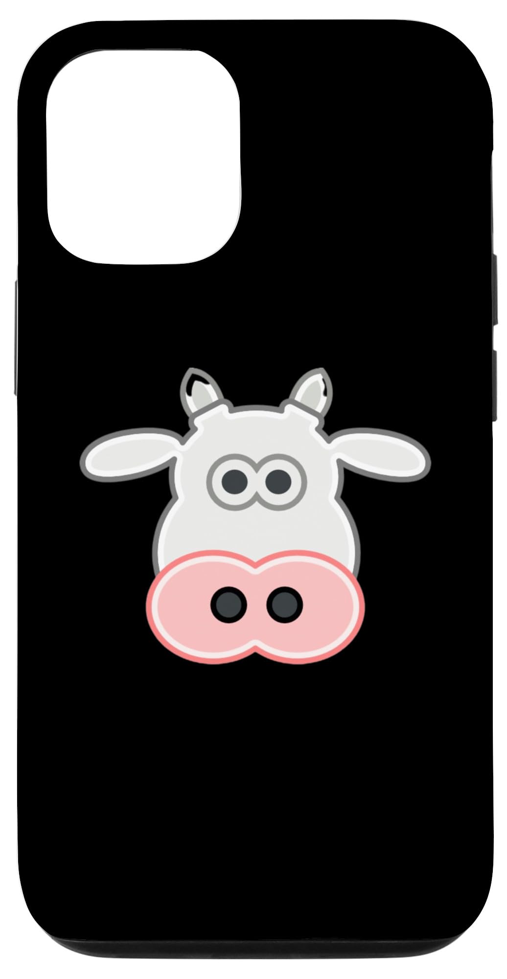 Amazon.co.jp: iPhone 13 Pro かわいい牛の動物の顔 スマホケース 