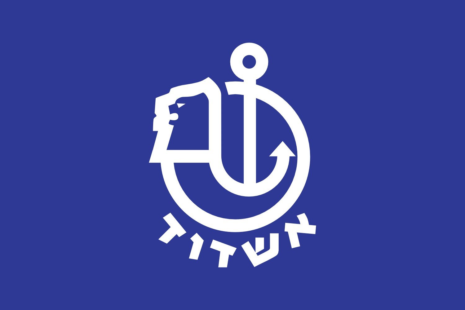 Drapeau d'Ashdod de qualité supérieure avec coutures renforcées anti-usure