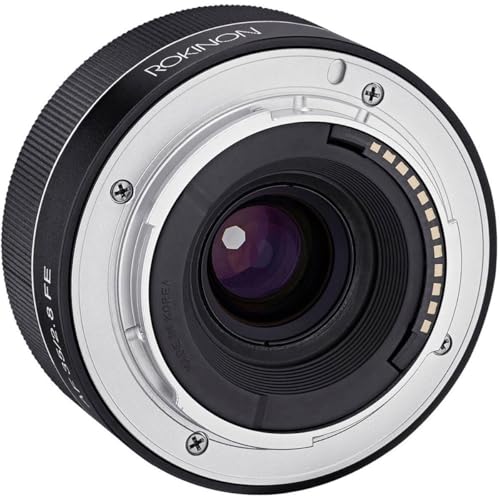 Rokinon IO35AF-E 35mm f/2.8 Ultra Compact Wide Angle Lens for Sony E Mount Full Frame, Black by Rokinon - Image 8