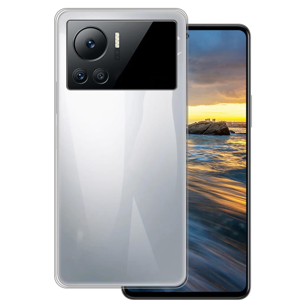 Case Compatible with Infinix Note 12 VIP Case Shockproof TPU Soft Flexible Gel Protective Phone Cover with Anti-Scratch & Military-Grade Anti-Drop (Clear)