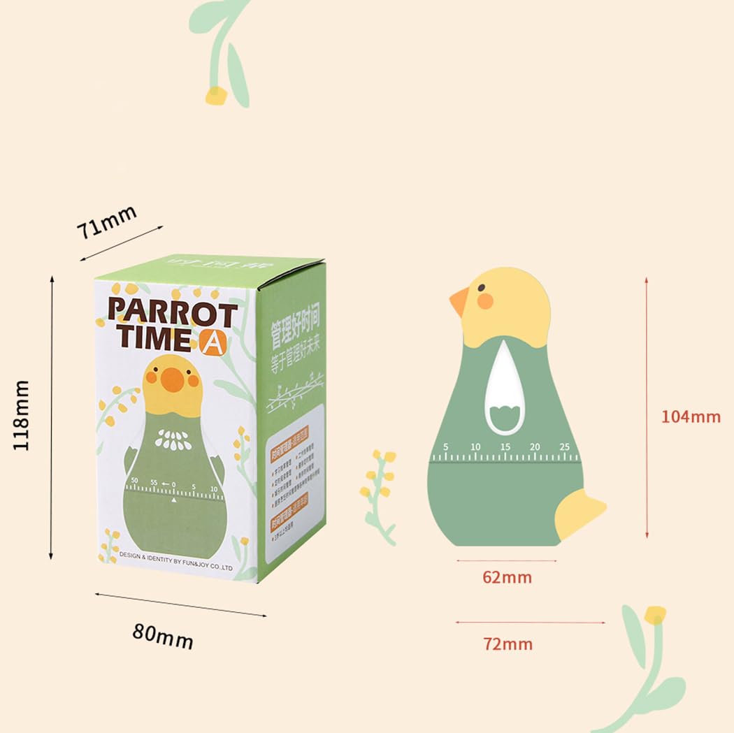 Minuteur Mécanique De Cuisine En Forme D'Animal, Minuterie