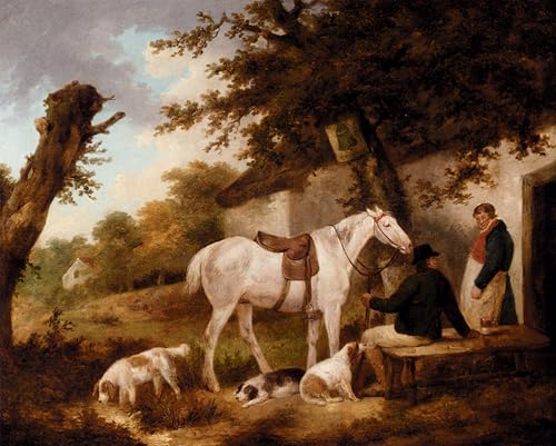 Affiche George Morland pour salon élégant | Déco murale vintage 60x90