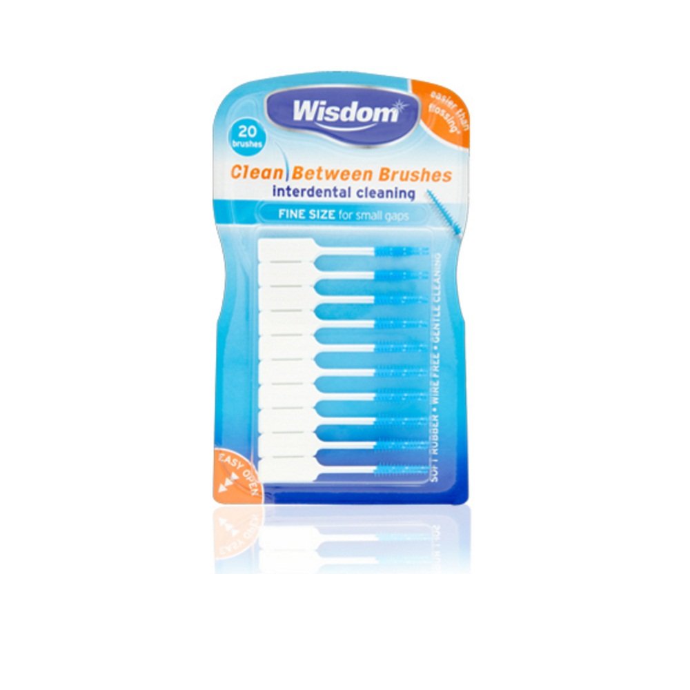 Wisdom Clean Between Interdental Brushes Fine Size 20's (Pack 1)