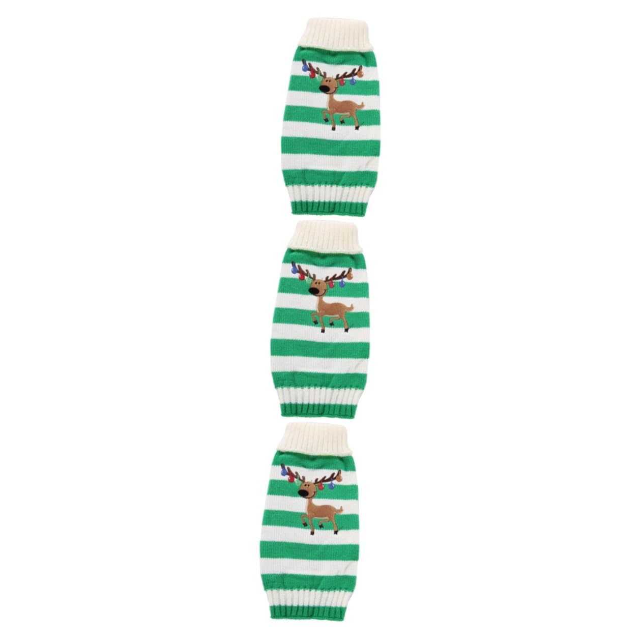 BESPORTBLE 3 Pz Abbigliamento per Cuccioli Maglioni per Cani per Costumi per Cani per Animali Domestici Vestiti per Cani di Natale Maglione Lavorato a Maglia per Cani di Natale Cane