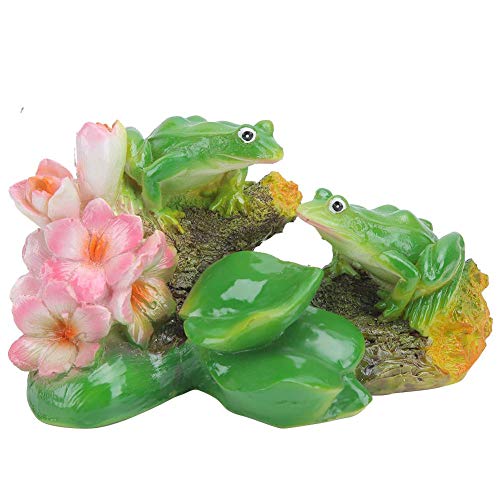 TOPINCN Artificial Frog Model Ornament Lovely Miniature Floating Water Simulation Amimal Landscape Decoration Craft