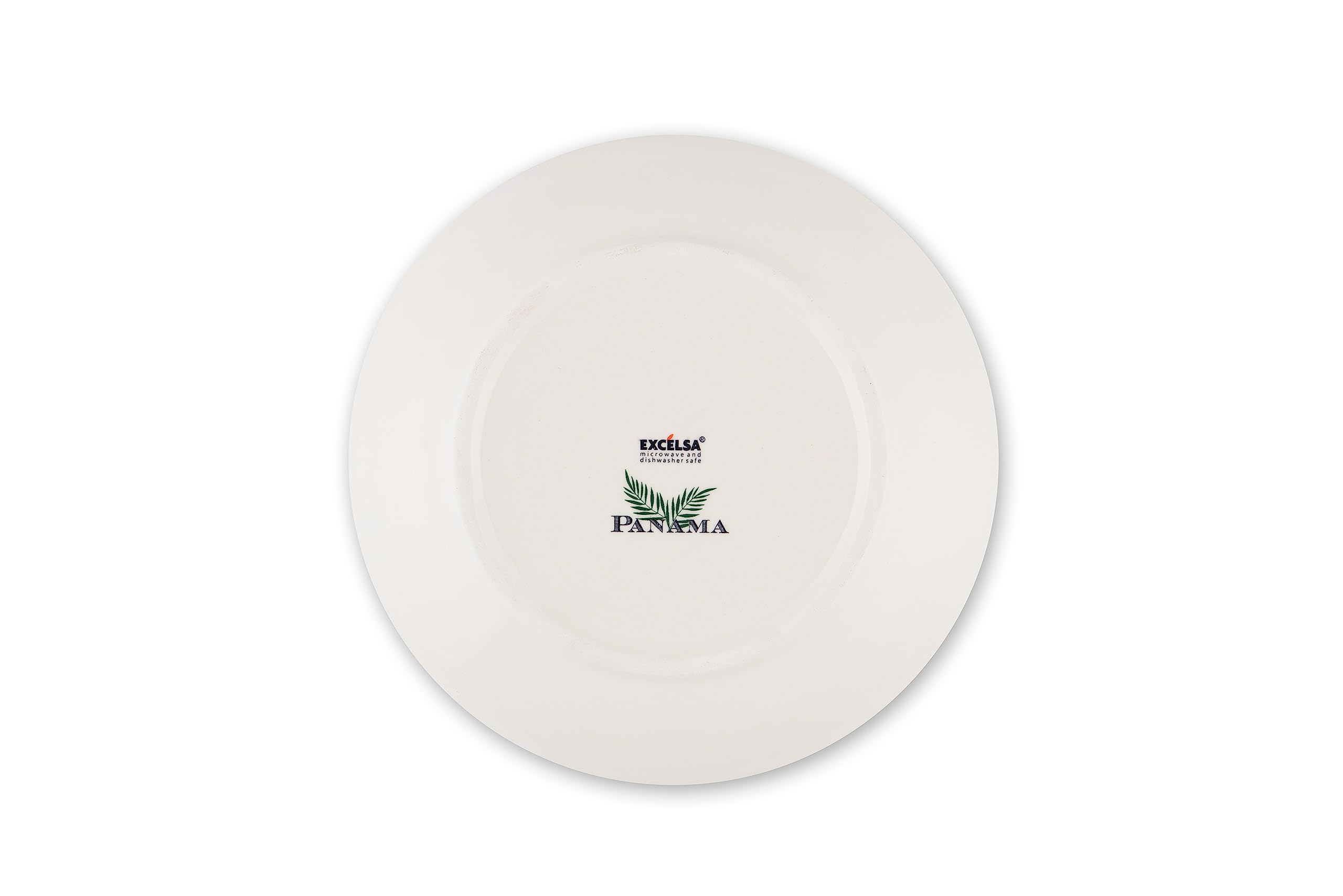 Excelsa Panama - Servicio de platos de 18 piezas, gres, decoración Foliage
