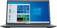 Notebook Positivo Motion Q464C Intel Atom Quad-Core 4GB 64GB Windows 10 Home 14.1" Gray