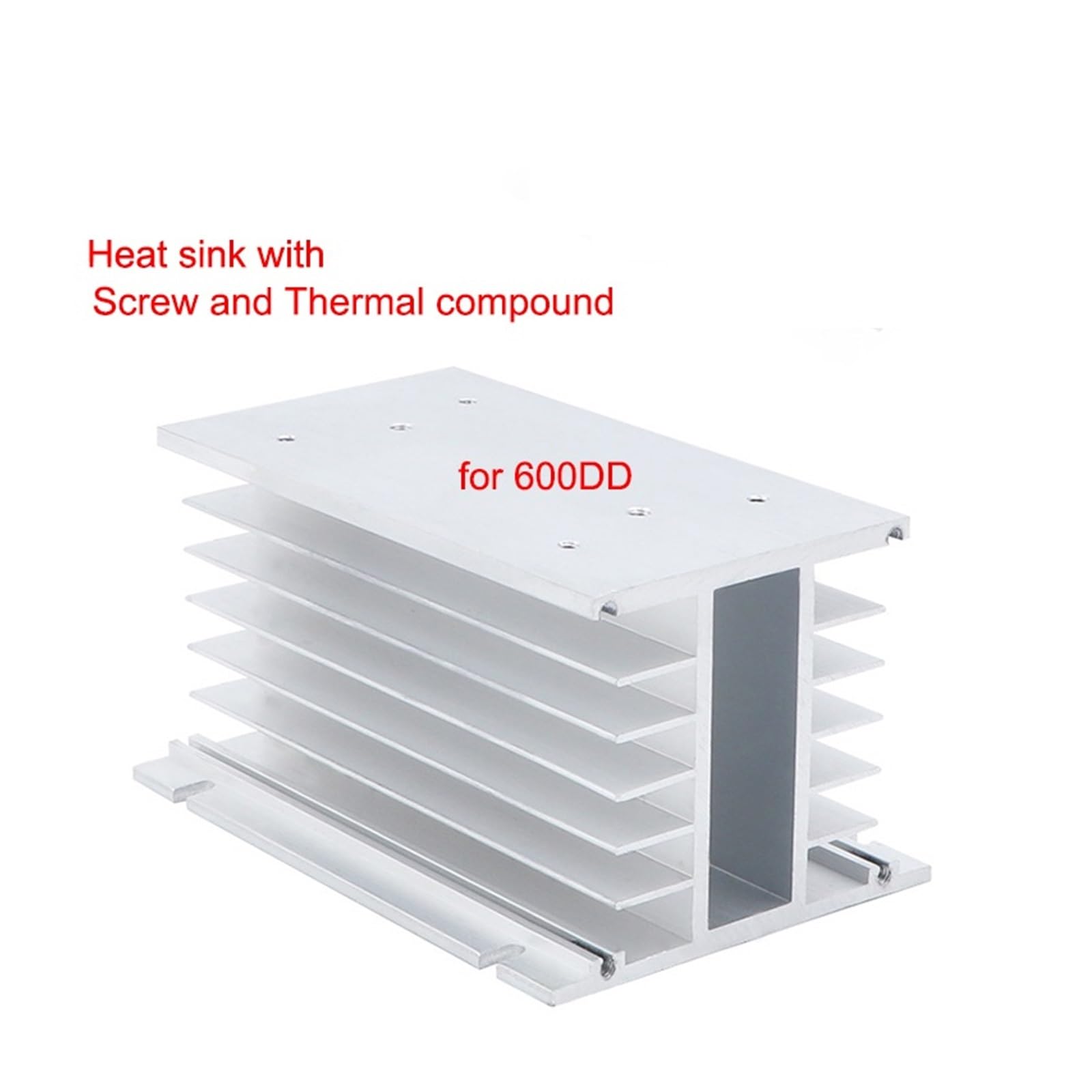 SSR-600DD 600A 220V 600V Grande Tensione Singola Monofase JGX DC Controllo DC Dissipatore di Calore 3-32VDC A 5-220VDC 600A DD Relè a Stato Solido(600A 600V)