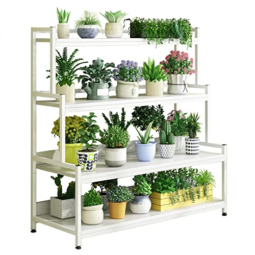 Support d'échelle réglable en métal robuste pour jardinage à la maison et présentation de fleurs