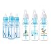 Dr. Browns Baby Bottles Boys 6 Pack - 3 (8 oz) Blue and 3 (8 oz) Clear Bottles with New Prints