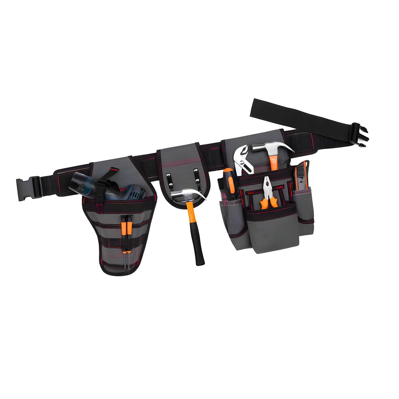 Multipocket Tool Organiser Belt for Garden Jobs Comfortable 600D Fabric Portable Tool Organiser