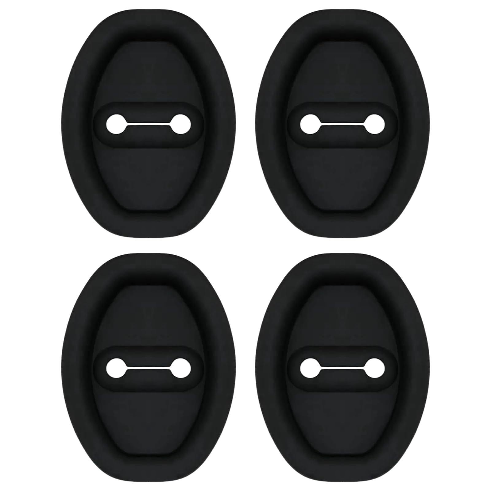 4PCS Car Silicone Door Latch Protective Cover, for Lexus GS Sedan GS 250/GS 300/GS 350/GS 400/GS 450/GS 460 Car Door Lock Latches Silent Shock Cover Set Auto Accessories