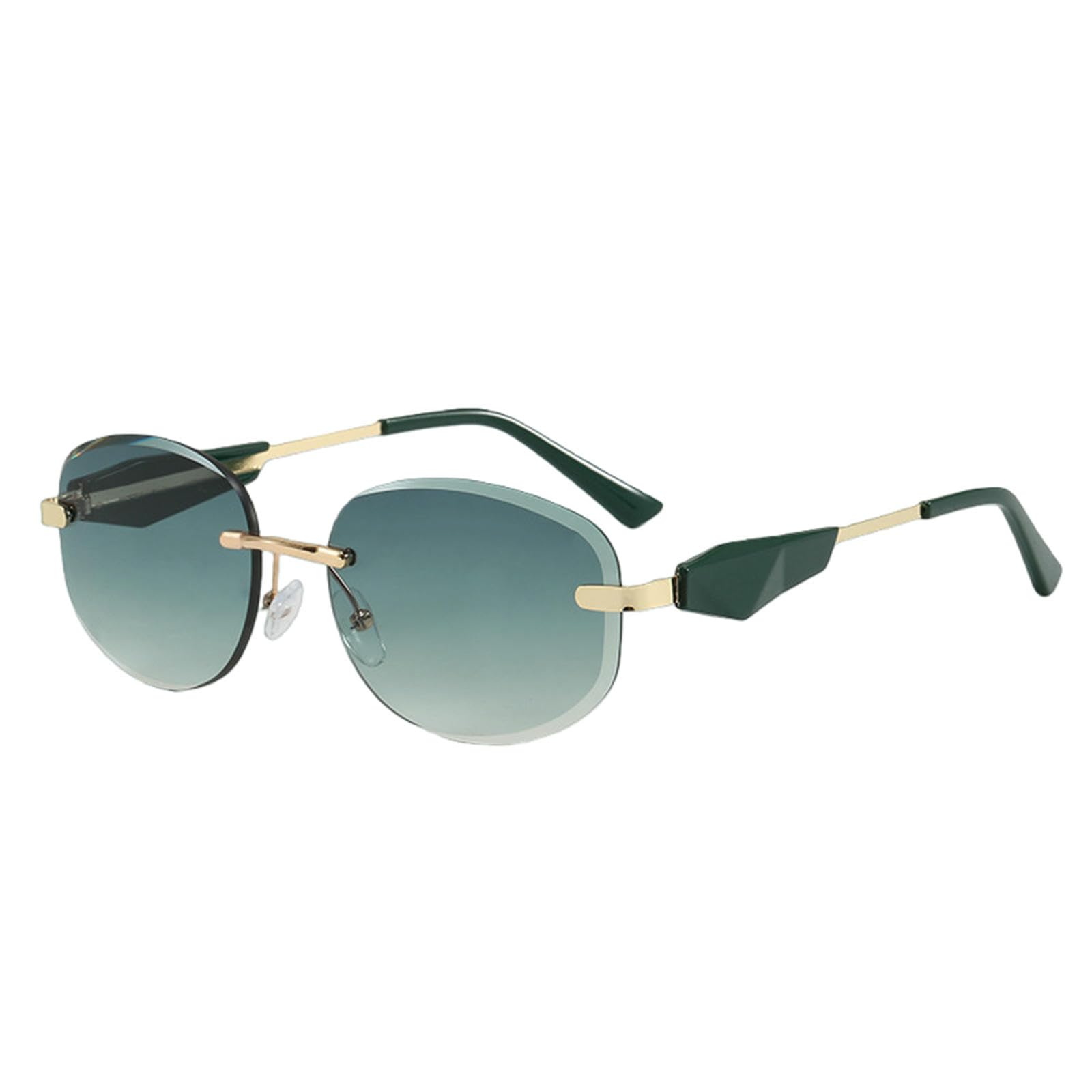 Gyios sunglasses Vintage Rimless Women Men Fashion Trends Sun Glasses Outdoor Drive Shades