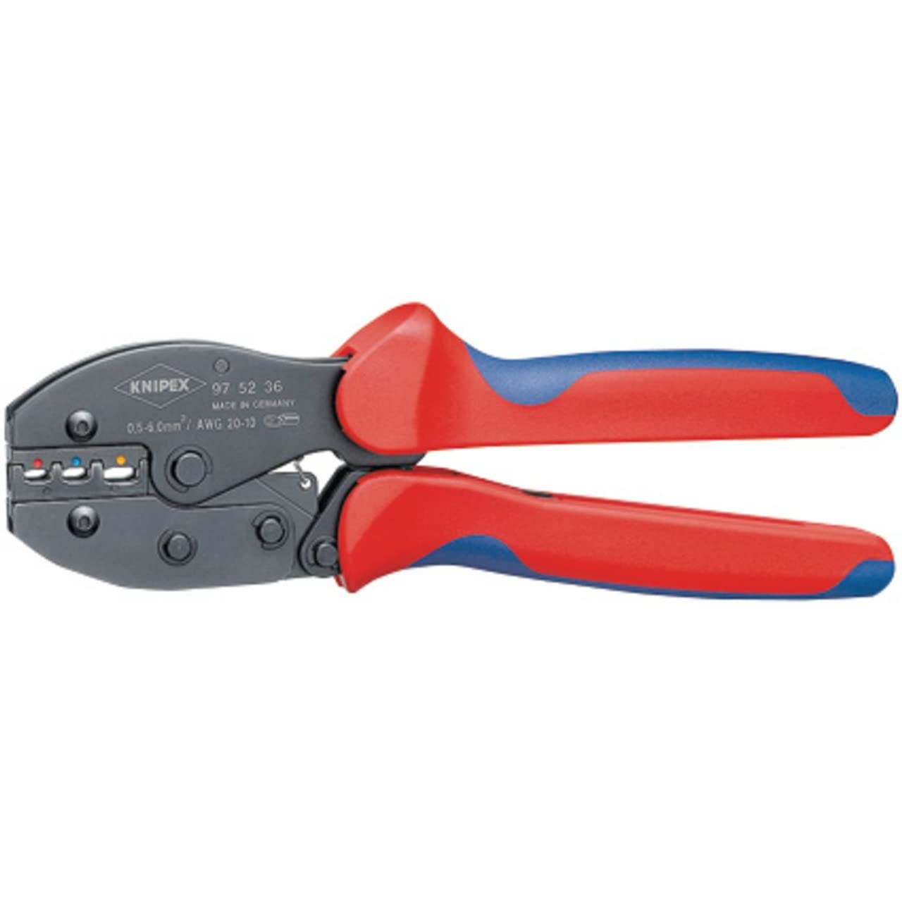 Knipex 87801 97 52 36Sb Preciforce Crimping Pliers 0.5 - 6.0Mm 220Mm Each