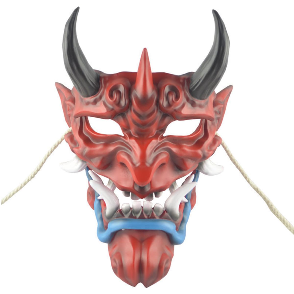 TOYANDONA 1pezzi Maschera Halloween Spaventosa Maschera Da Diavolo in Plastica Resistente Per Feste Halloween Decorazioni e Costumi