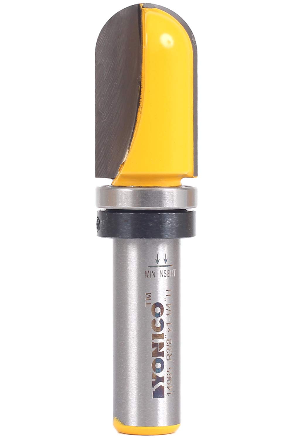 YONICO Router Bits Pattern Bit Round Nose Core Box Template 3/4-Inch Diameter 1/2-Inch Shank 14965