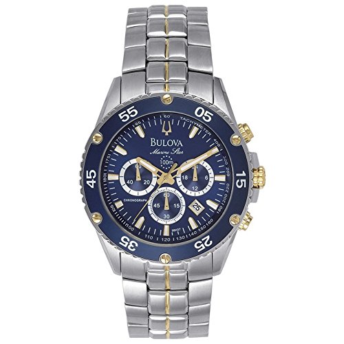 Bulova Men's Marine Star Two-Tone Stainless...