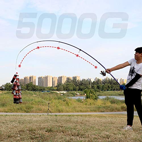 XIANGE100-SHOP Angelrute Combo Super verstärkte Langstreckenjagd-Spinning-Angelrute Carbon-Teleskop-Casting-Pole-Karpfen… – Bild 6