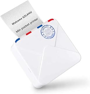 伟 祥 Label Thermal Printer, 300dpi HD Wireless Mini Pocket Printer with OCR Text Recognition Technology, All in One Colour Printer for Study, Photos, Journal, DIY, Mini Label Maker